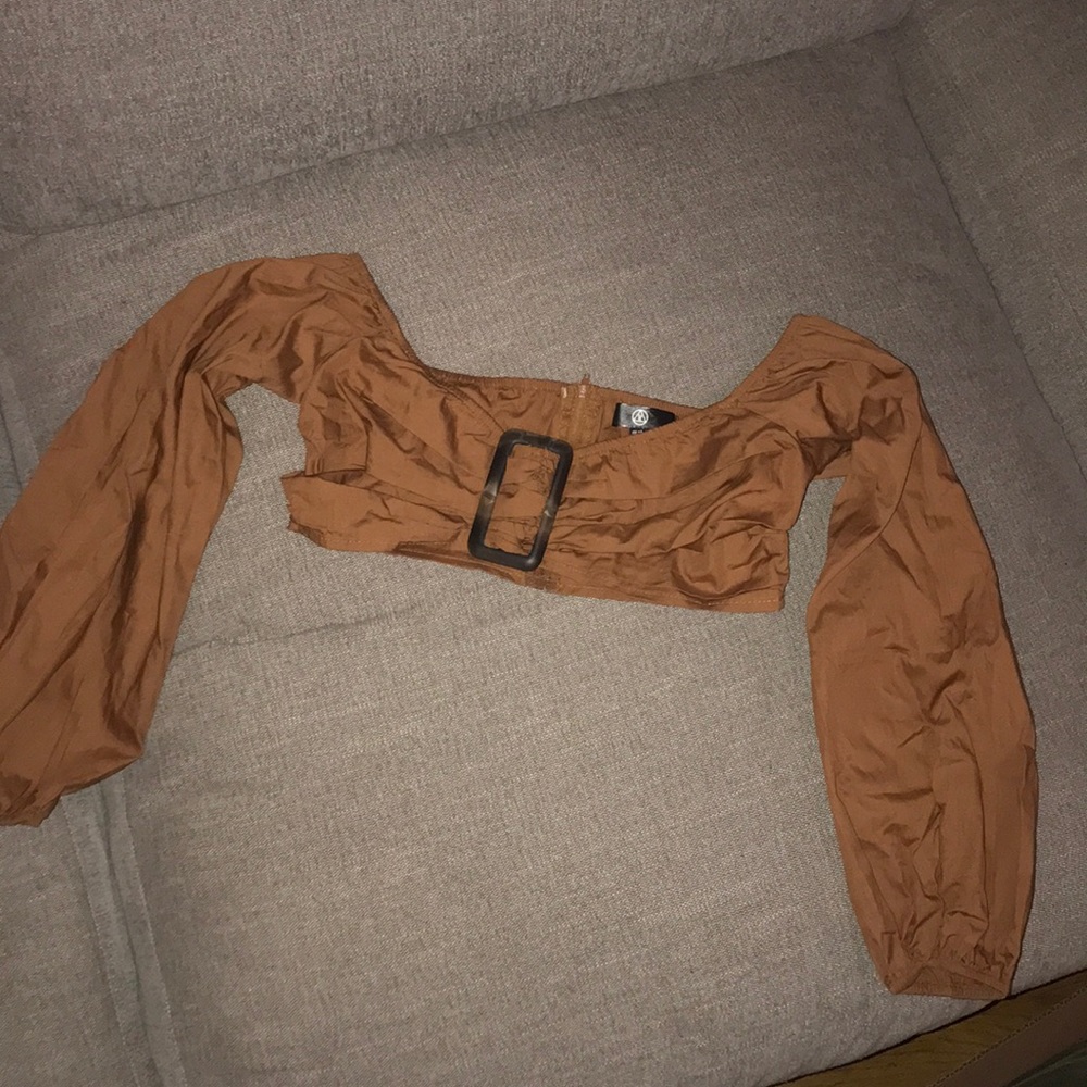 MISSGUIDED Long sleeve crop